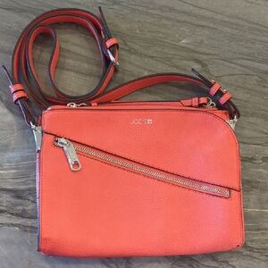 Joe's Jeans Vibrant Red Crossbody Bag